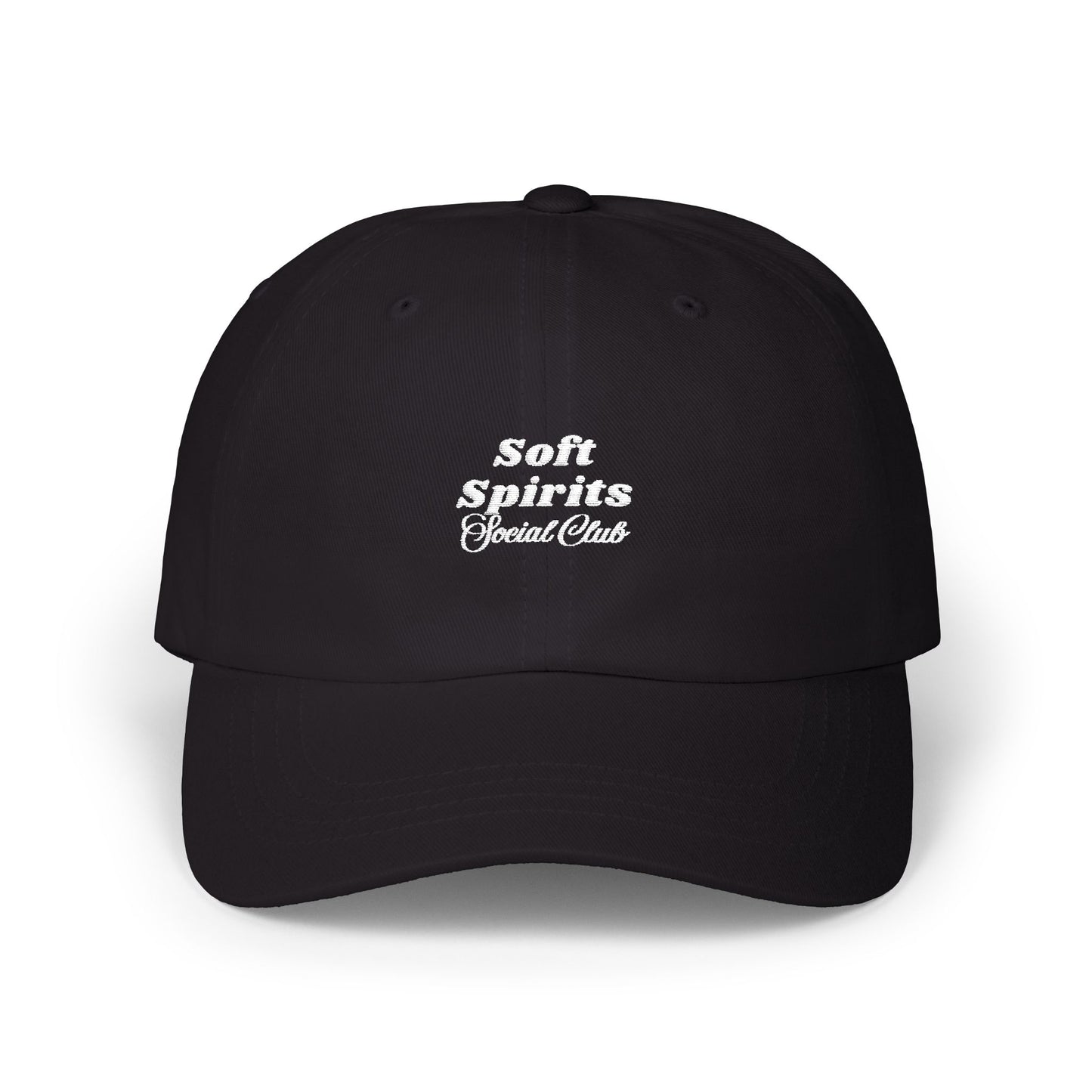 Soft Spirits Social Club Dad Cap - White Embroidery