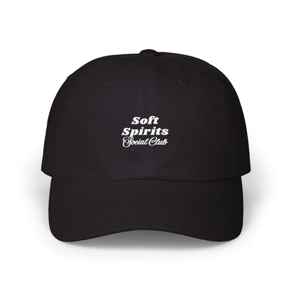 Soft Spirits Social Club Dad Cap - White Embroidery