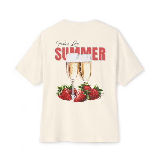 Champagne and Strawberries Graphic Tee - Overra Pour Series