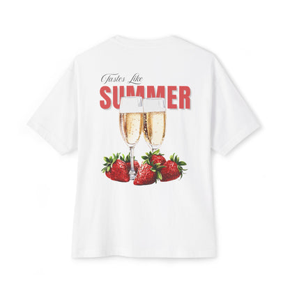 Champagne and Strawberries Graphic Tee - Overra Pour Series