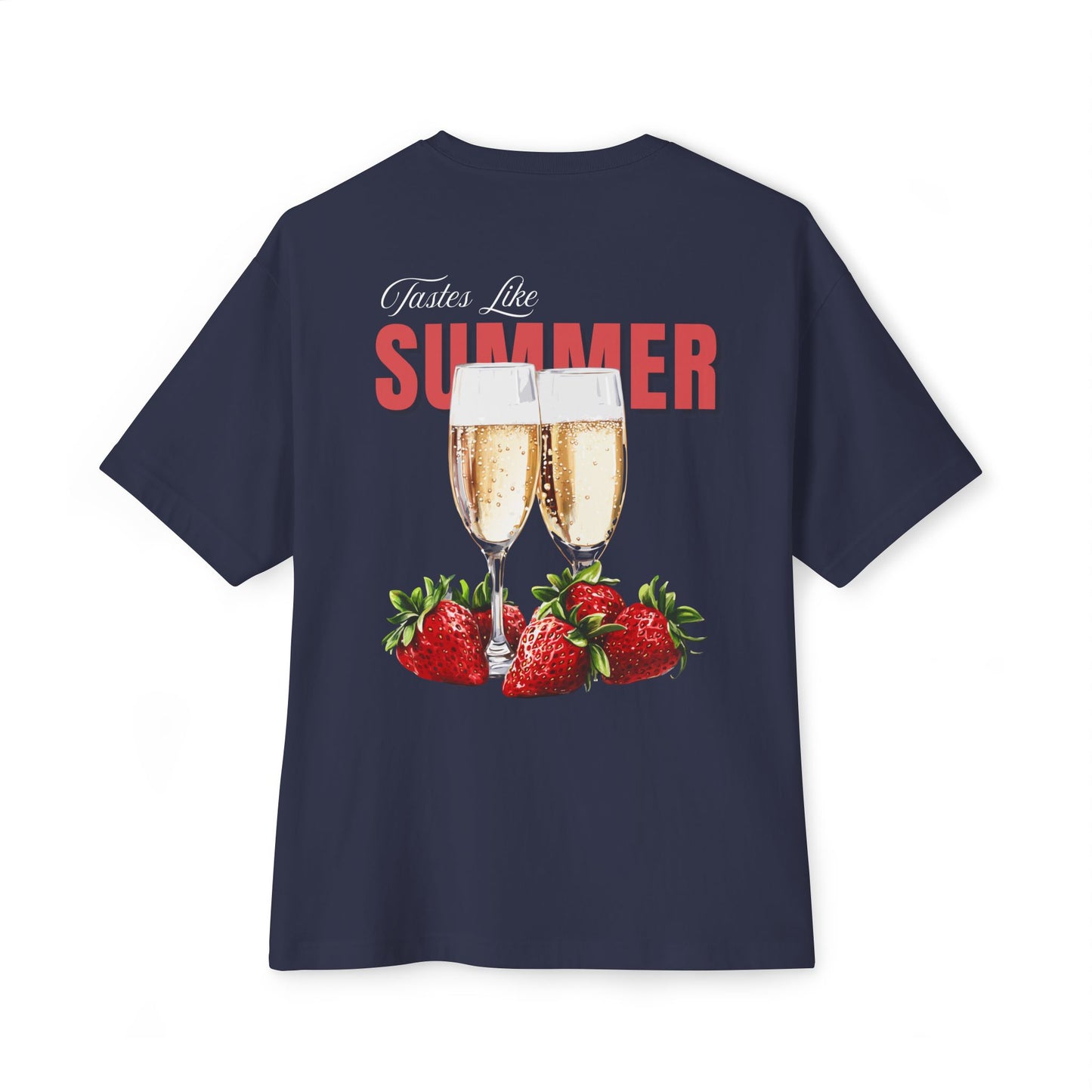 Champagne and Strawberries Graphic Tee - Overra Pour Series