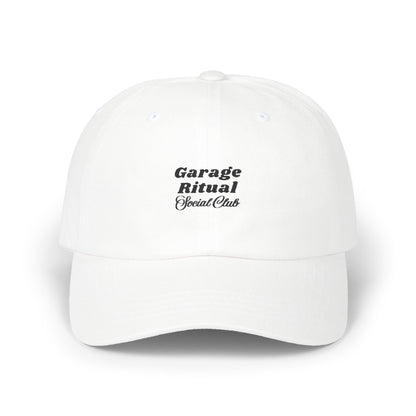 Garage Ritual Social Club Dad Cap - Black Embroidery