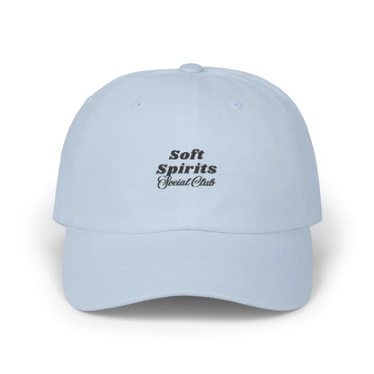 Soft Spirits Social Club Dad Cap - Black Embroidery