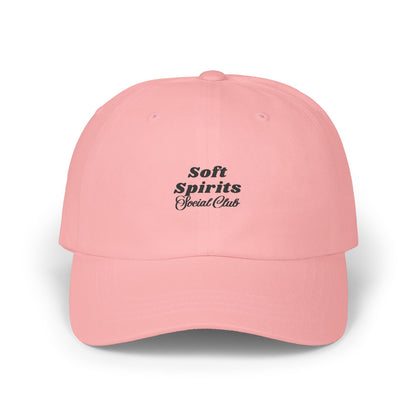 Soft Spirits Social Club Dad Cap - Black Embroidery