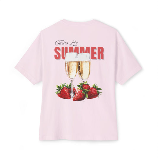 Champagne and Strawberries Graphic Tee - Overra Pour Series