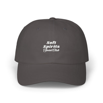 Soft Spirits Social Club Dad Cap - White Embroidery
