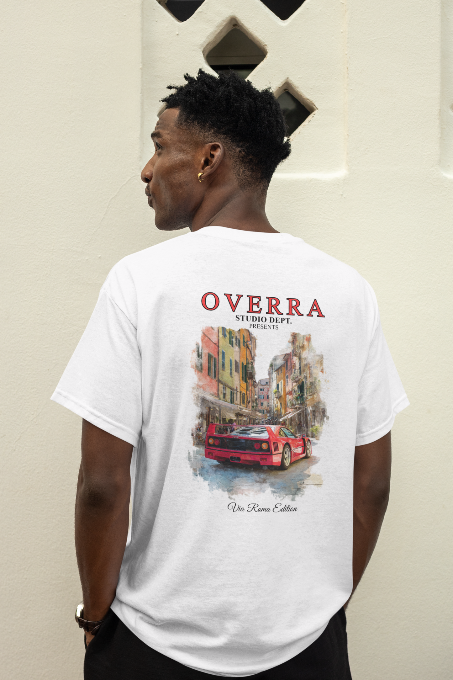 Ferrari Graphic Via Roma Tee